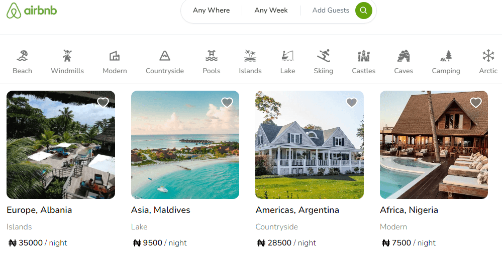 Apartment Listing Platform - Prototype